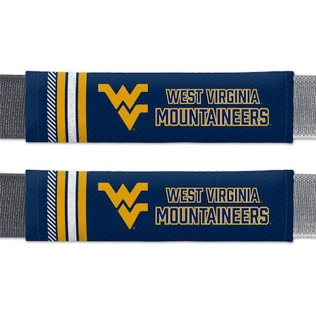Fremont Die Consumer Products Inc Fremont Die 2324551373 West Virginia Mountaineers Rally Design Seat Belt Pads 2324551373